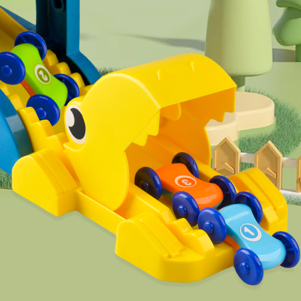 WH6846 Toddler Race Track Car Ramp Toys Motor Skills Race Tracks Car Ramp Vehicle Playsets