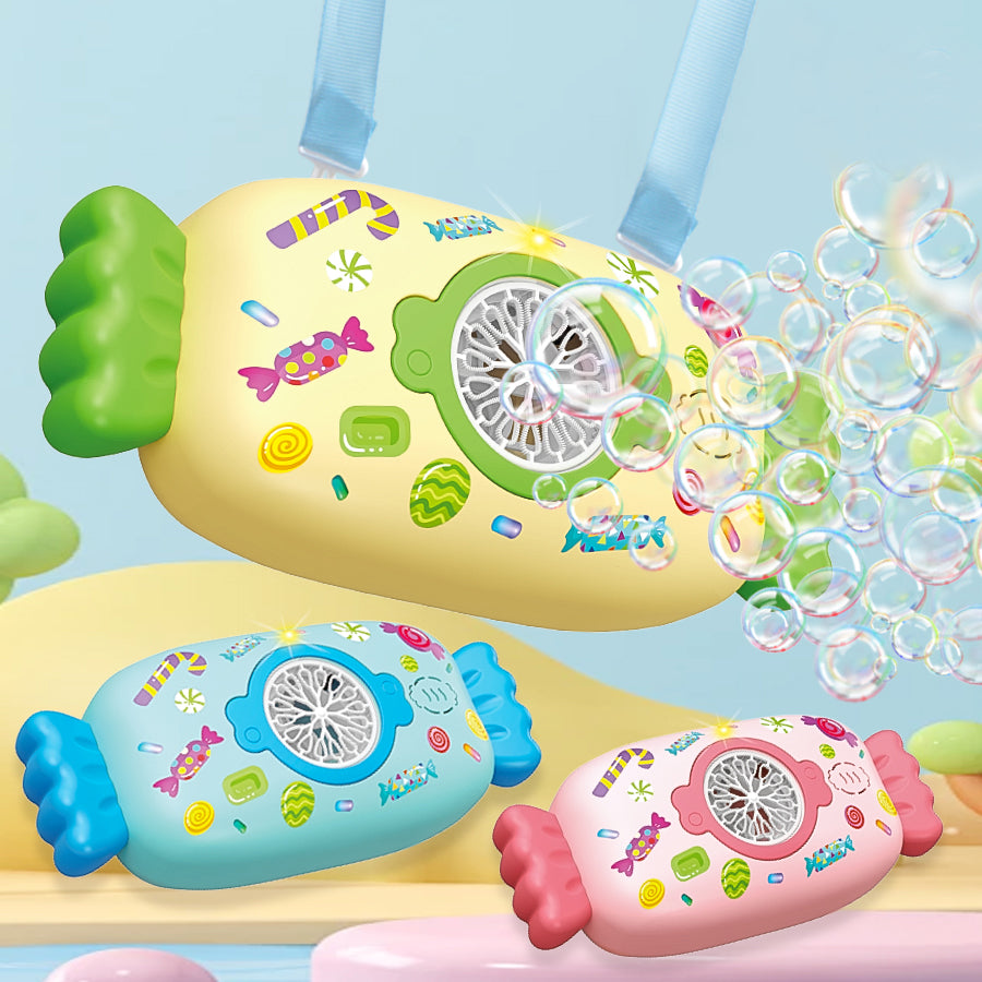 XL6328-1 Kids Music Lighting Bubble Machine Toddler Automatic Bubble Maker Electric Toy Gift