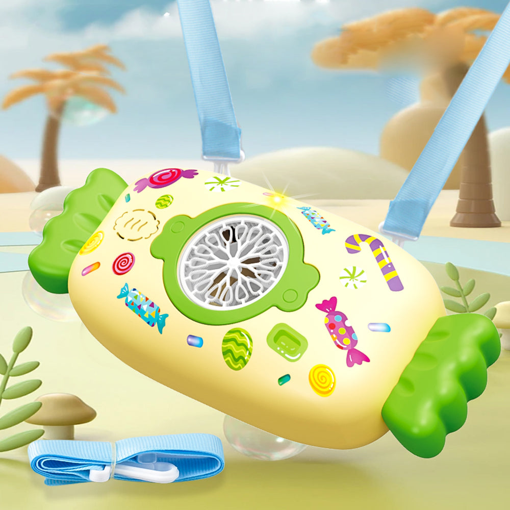 XL6328-1 Kids Music Lighting Bubble Machine Toddler Automatic Bubble Maker Electric Toy Gift