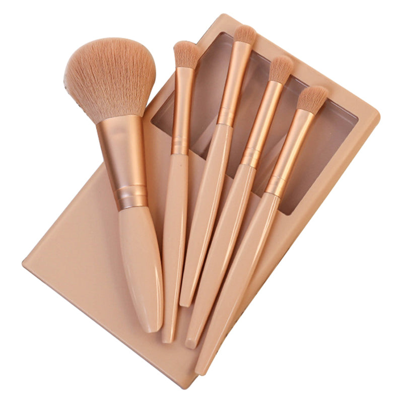 5Pcs/Set Concealer Blending Brush Kit Artificial Fiber Eye Makeup Eyeshadow Makeup Tool - Blue