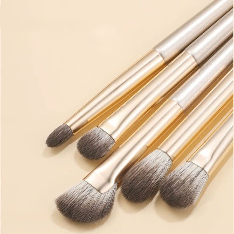 8Pcs / Set Eyeshadow Brush Set Soft Fiber Eye Makeup Brushes with Storage Bag