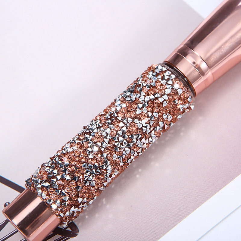 10Pcs / Set Fiber Eyeshadow Brush Basic Blusher Eyebrow Makeup Kit Brush for Blusher, Blending Concealer