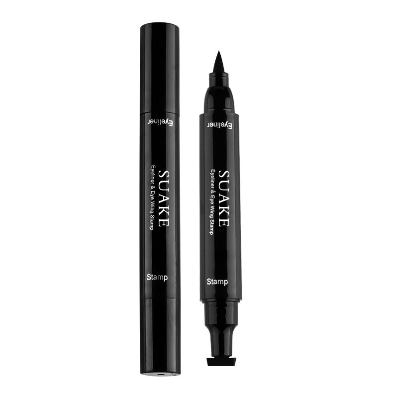 SUAKE Dual Head Waterproof Eyeliner Liquid Non-smudge Eyeliner Pencil