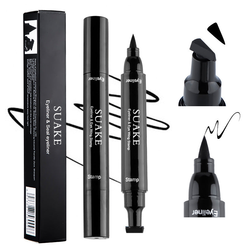 SUAKE Dual Head Waterproof Eyeliner Liquid Non-smudge Eyeliner Pencil