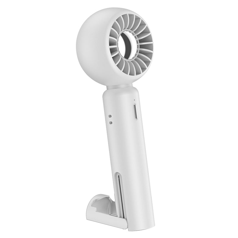 TGVI'S Portable USB Rechargeable Cooling Fan Handheld Summer Fan - White