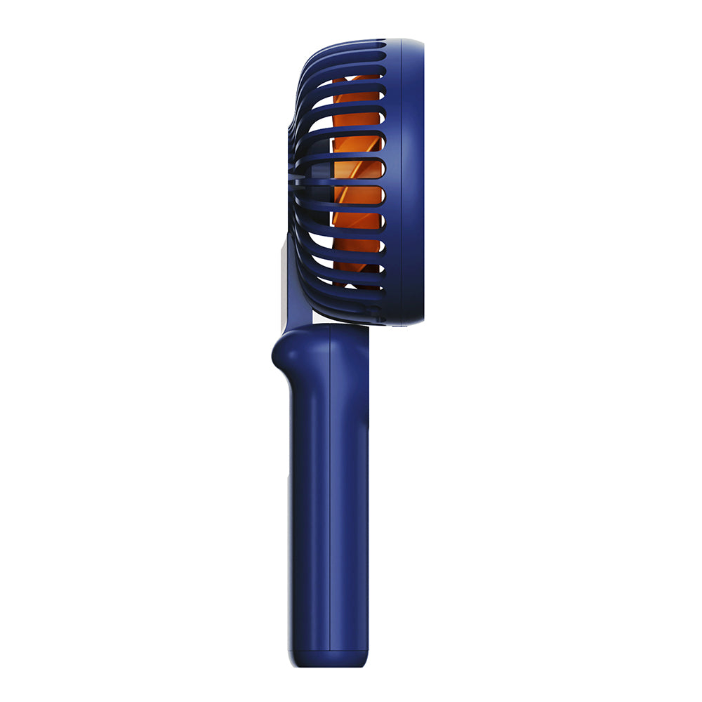 Z3 Portable Handheld Cooling Fan with Digital Display 2400mAh 24 Hours Rechargeable Summer Fan - Blue