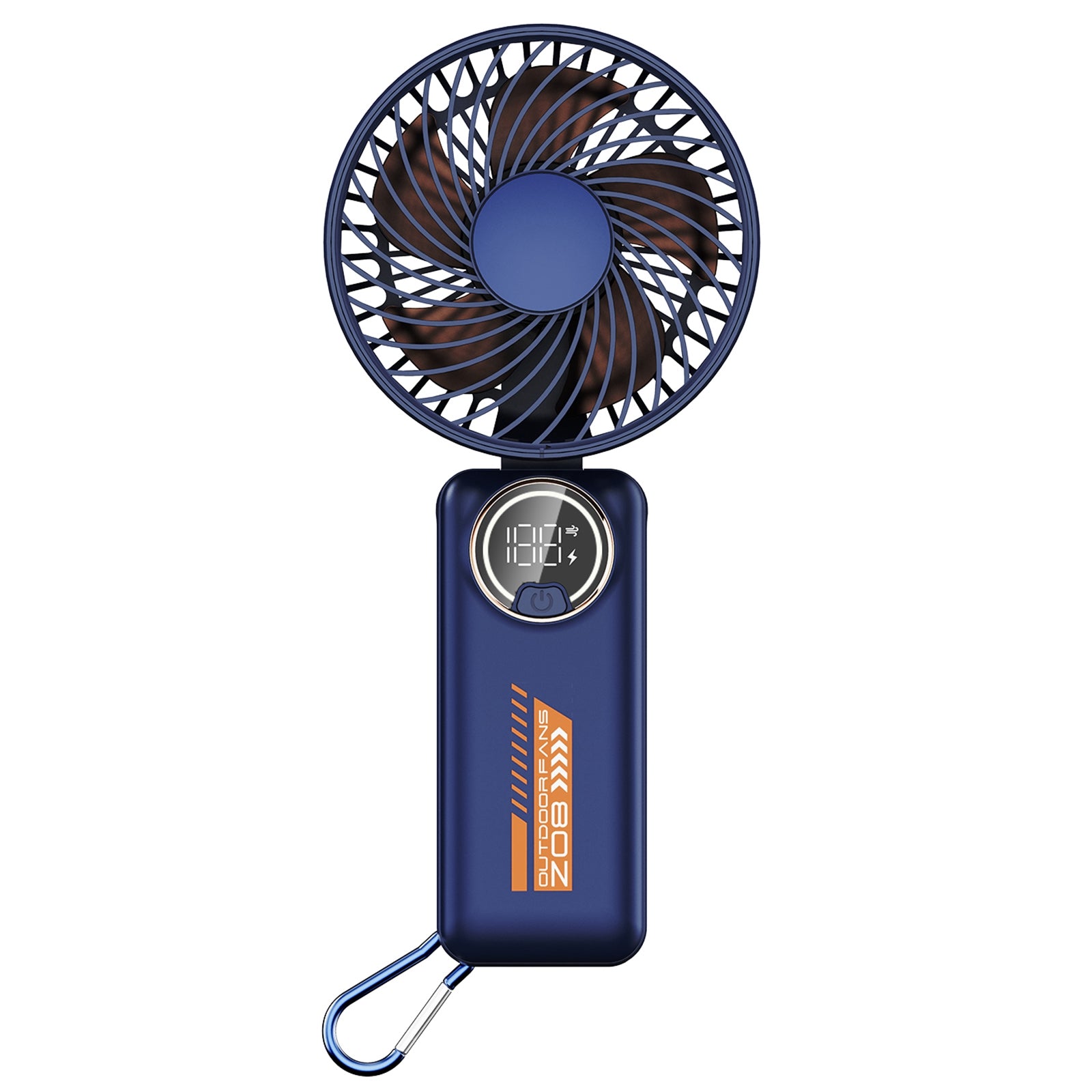 Z08 Portable 3600mAh Rechargeable Cooling Fan Outdoor Handheld Summer Fan - Pink