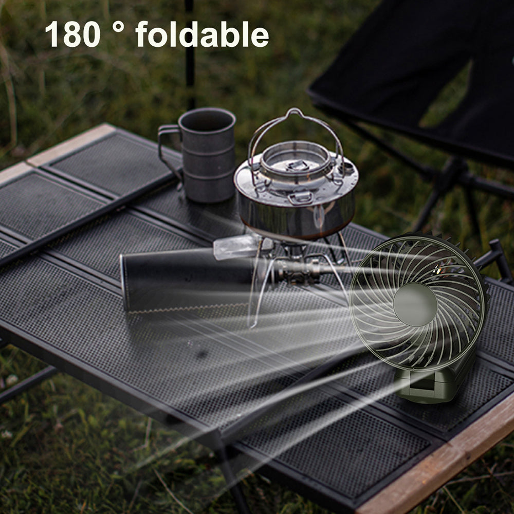 Z08 Foldable 10000mAh Rechargeable Cooling Fan Outdoor Handheld Summer Fan - Pink