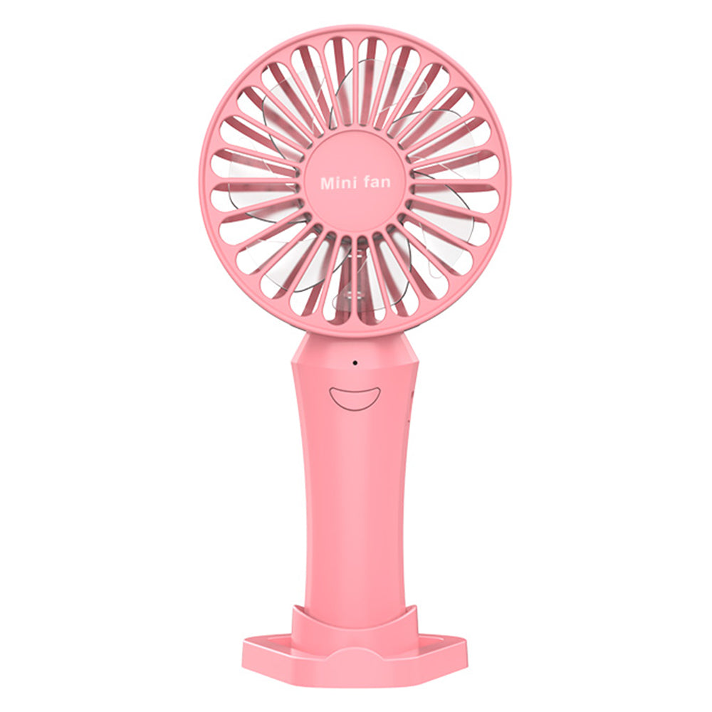 808 Rechargeable Handheld Fan Summer Cooler Desktop Cooling Fan - Black
