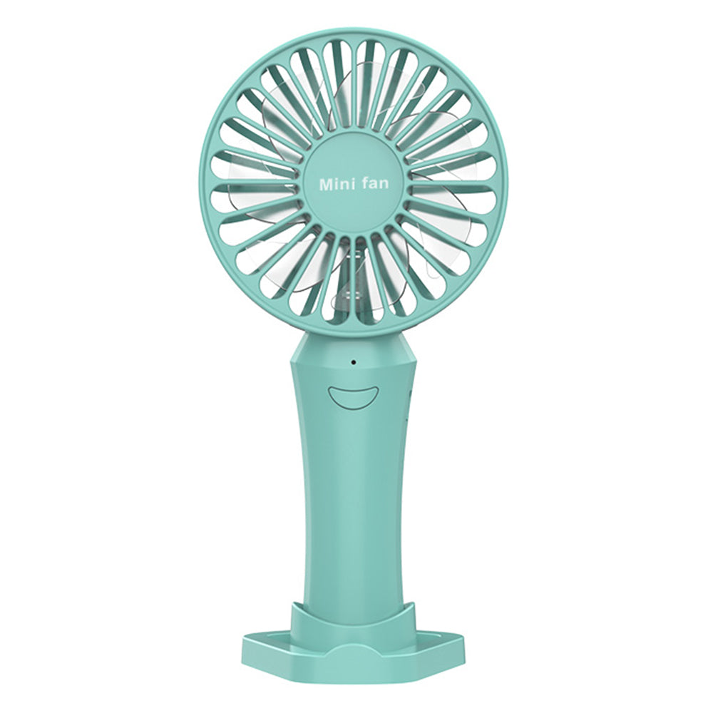 808 Rechargeable Handheld Fan Summer Cooler Desktop Cooling Fan - Black