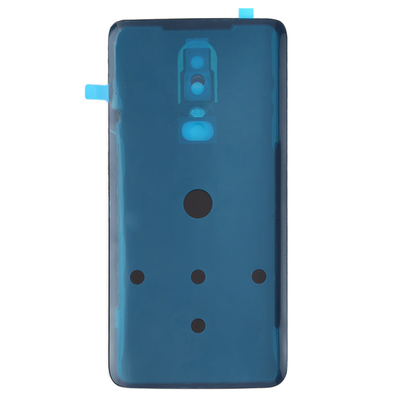 For OnePlus 6 OEM Battery Housing Cover Repair Part + Camera Lens Cover - Black
