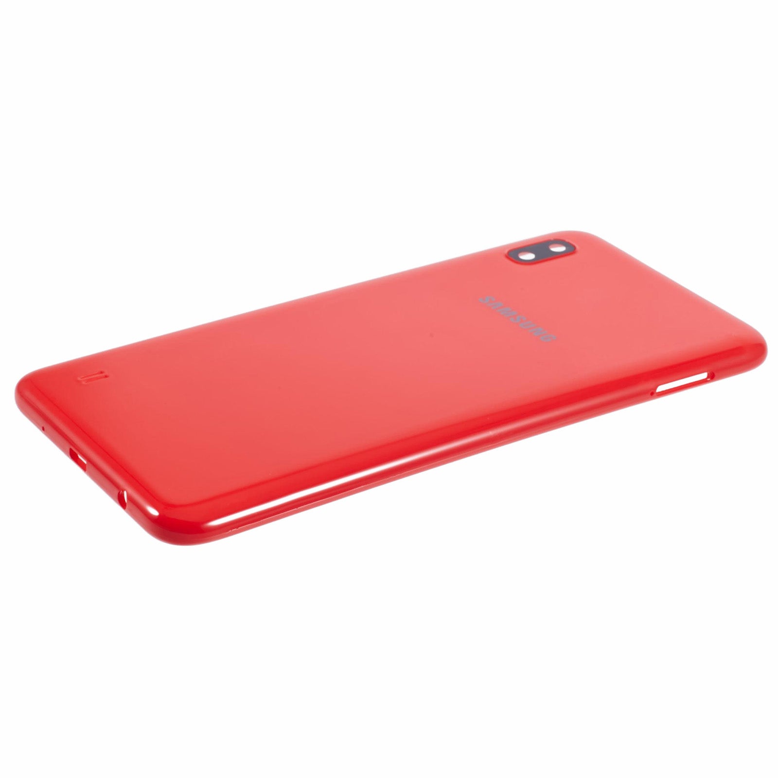For Samsung Galaxy A10 SM-A105 OEM Battery Housing Cover Repair Part + Camera Lens Cover - Red