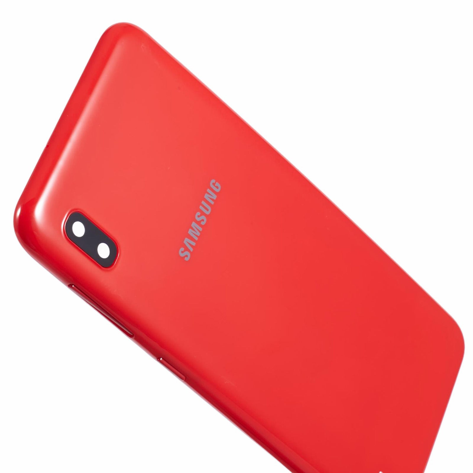 For Samsung Galaxy A10 SM-A105 OEM Battery Housing Cover Repair Part + Camera Lens Cover - Red