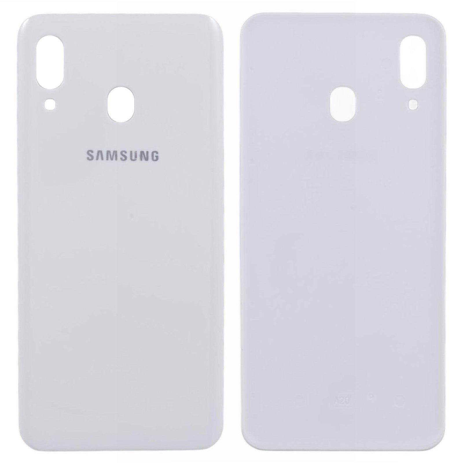 For Samsung Galaxy A20 SM-A205F OEM Rear Battery Housing Back Cover without Adhesive Sticker - White