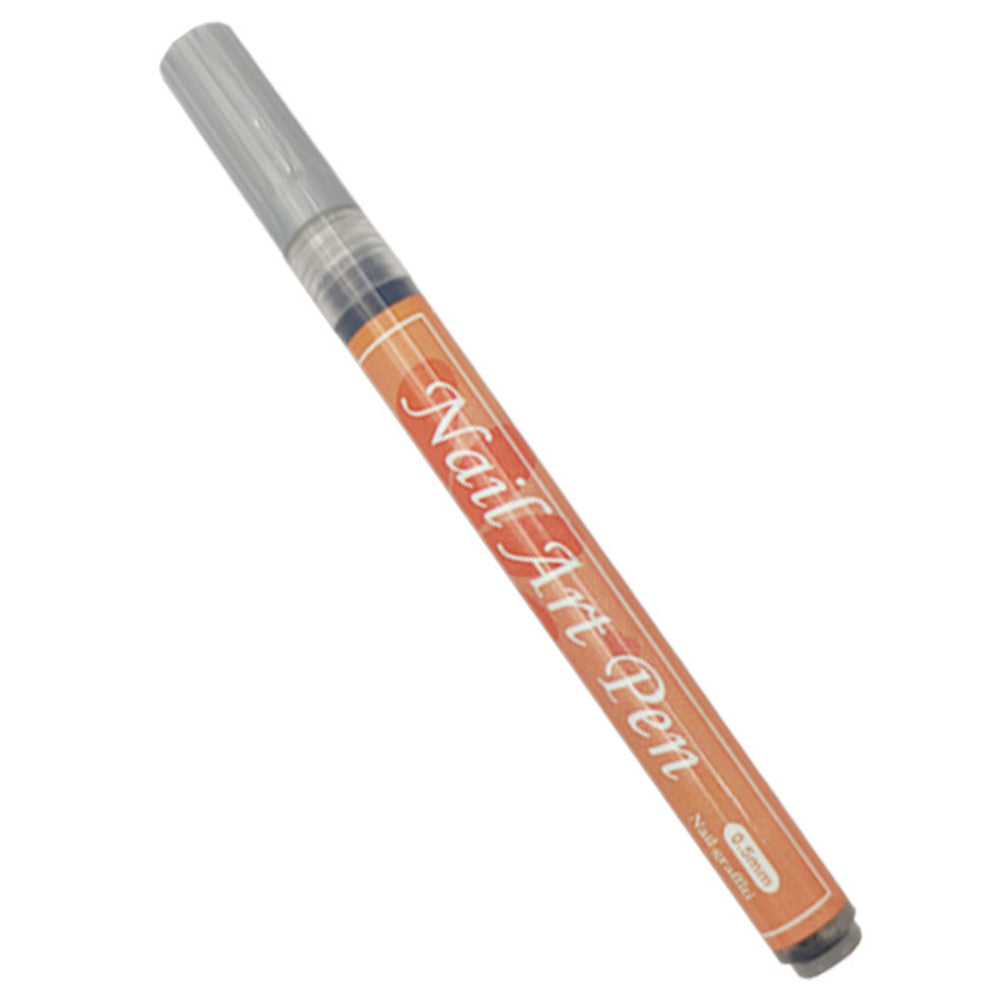 FLYSEA NA-5 Nail Art Pens 0.5mm Fine Tip Quick Drying Graffiti Dotting Acrylic Marker Pens - Black