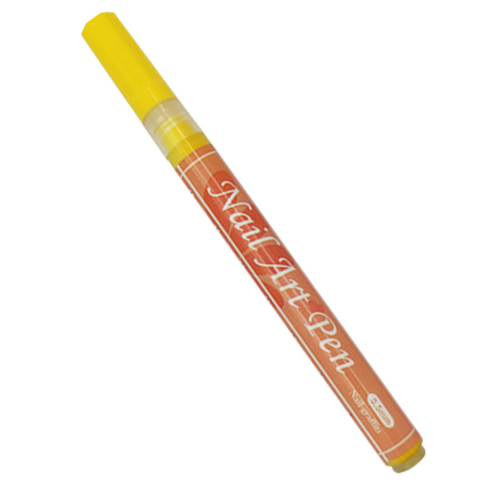 FLYSEA NA-5 Nail Art Pens 0.5mm Fine Tip Quick Drying Graffiti Dotting Acrylic Marker Pens - Black
