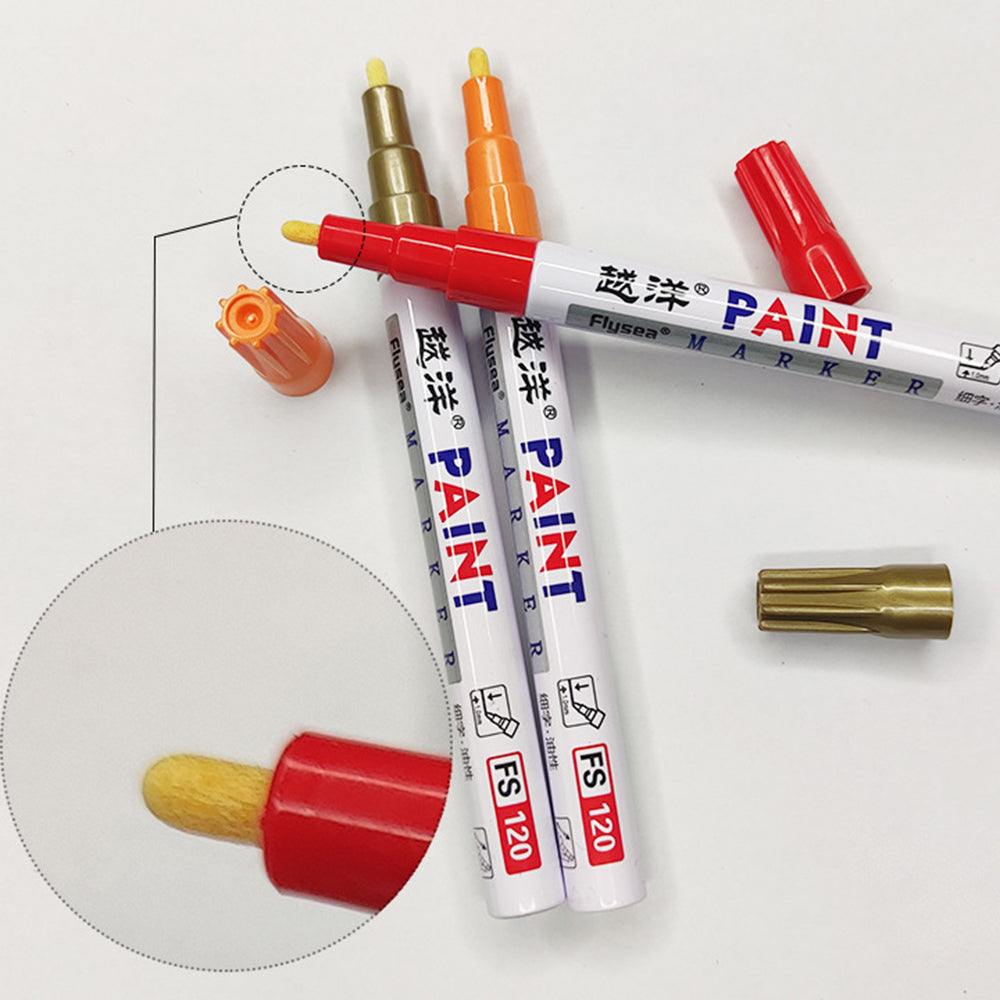 FLYSEA FS120 12Pcs Paint Pens Paint Markers Quick Dry for Drawing, Sketching