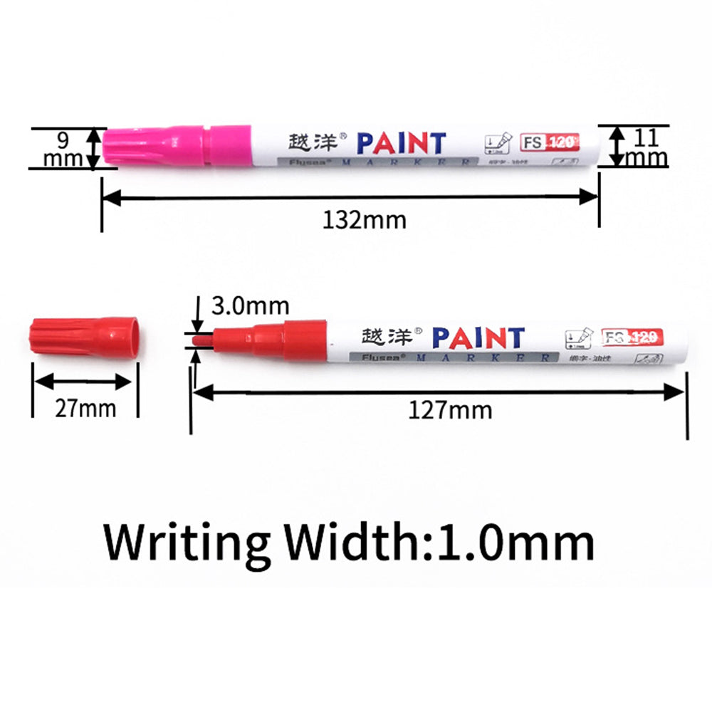 FLYSEA FS120 12Pcs Paint Pens Paint Markers Quick Dry for Drawing, Sketching