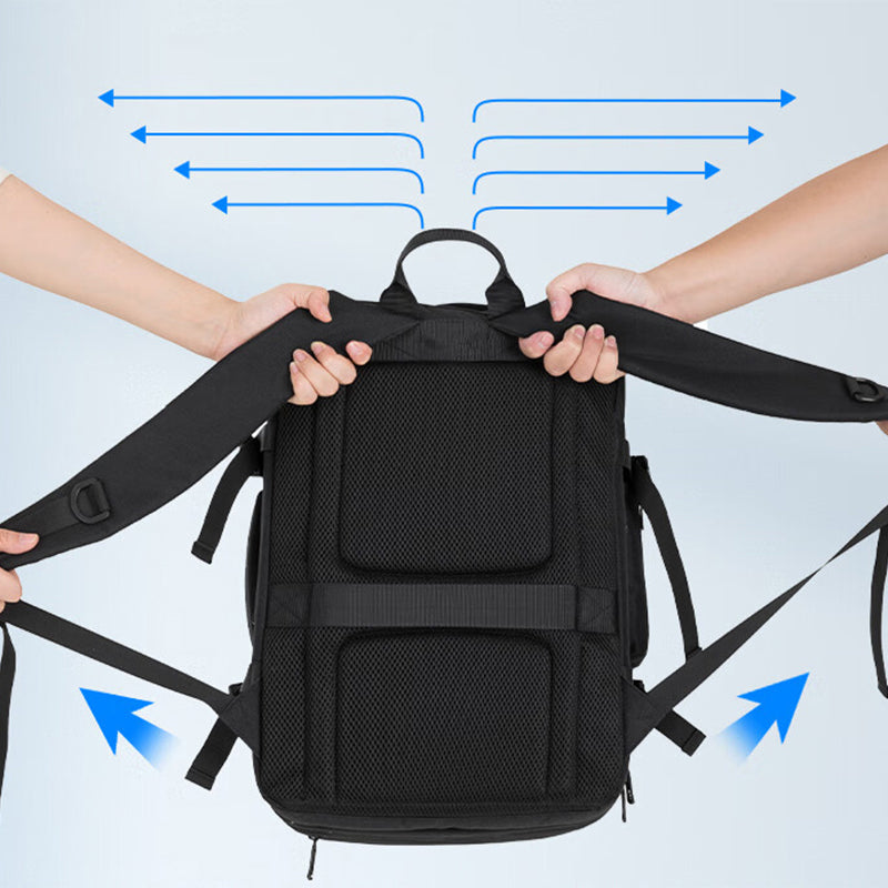 VICTORIATOURIST V9012 17.3-inch Laptop Backpack 39L RPET Men Travel Dual Shoulder Bag