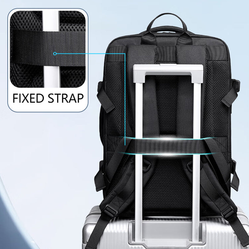 VICTORIATOURIST V9012 17.3-inch Laptop Backpack 39L RPET Men Travel Dual Shoulder Bag