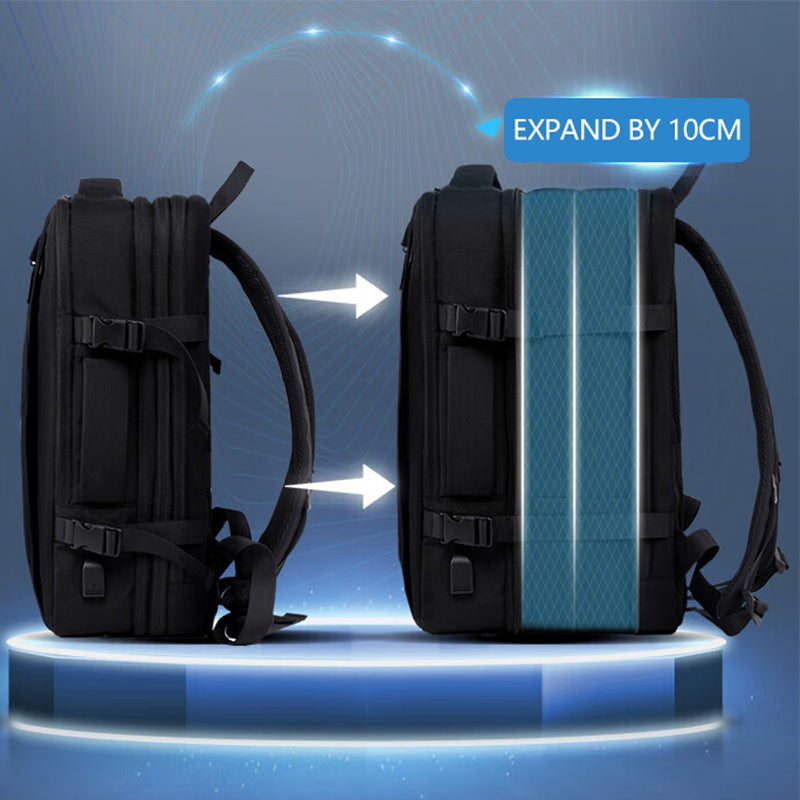VICTORIATOURIST V9012 17.3-inch Laptop Backpack 39L RPET Men Travel Dual Shoulder Bag