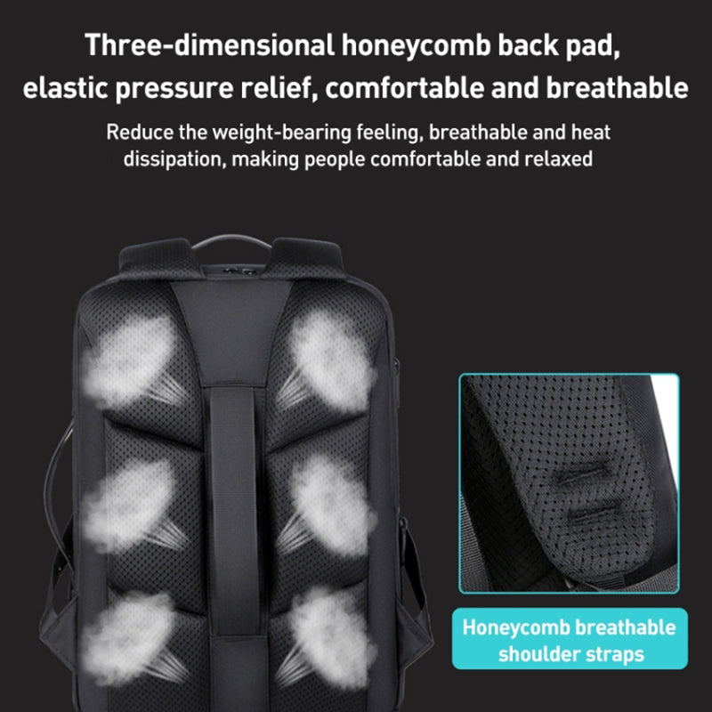 Backpack Fits 15.6 Inch Laptop Work Business Travel Computer Bag - V1