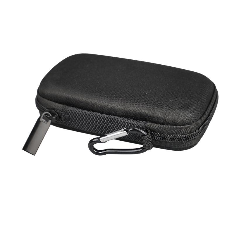 For SanDisk Extreme Portable SSD E60 (500GB) Storage Bag Portable Organizer Pouch Handbag - Black