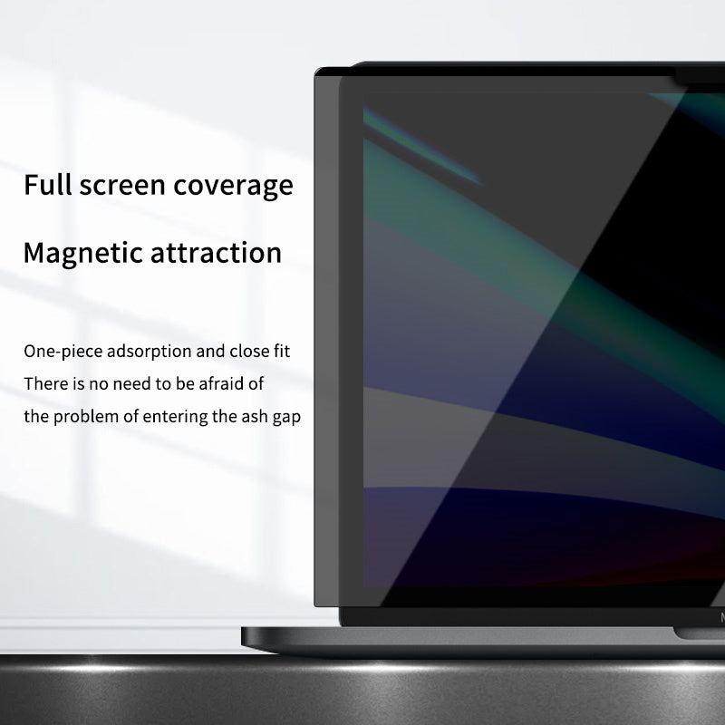 For MacBook Pro 16 inch (2021) A2485 Magnetic Adsorption Anti-Spy Film Laptop Tempered Glass Screen Protector