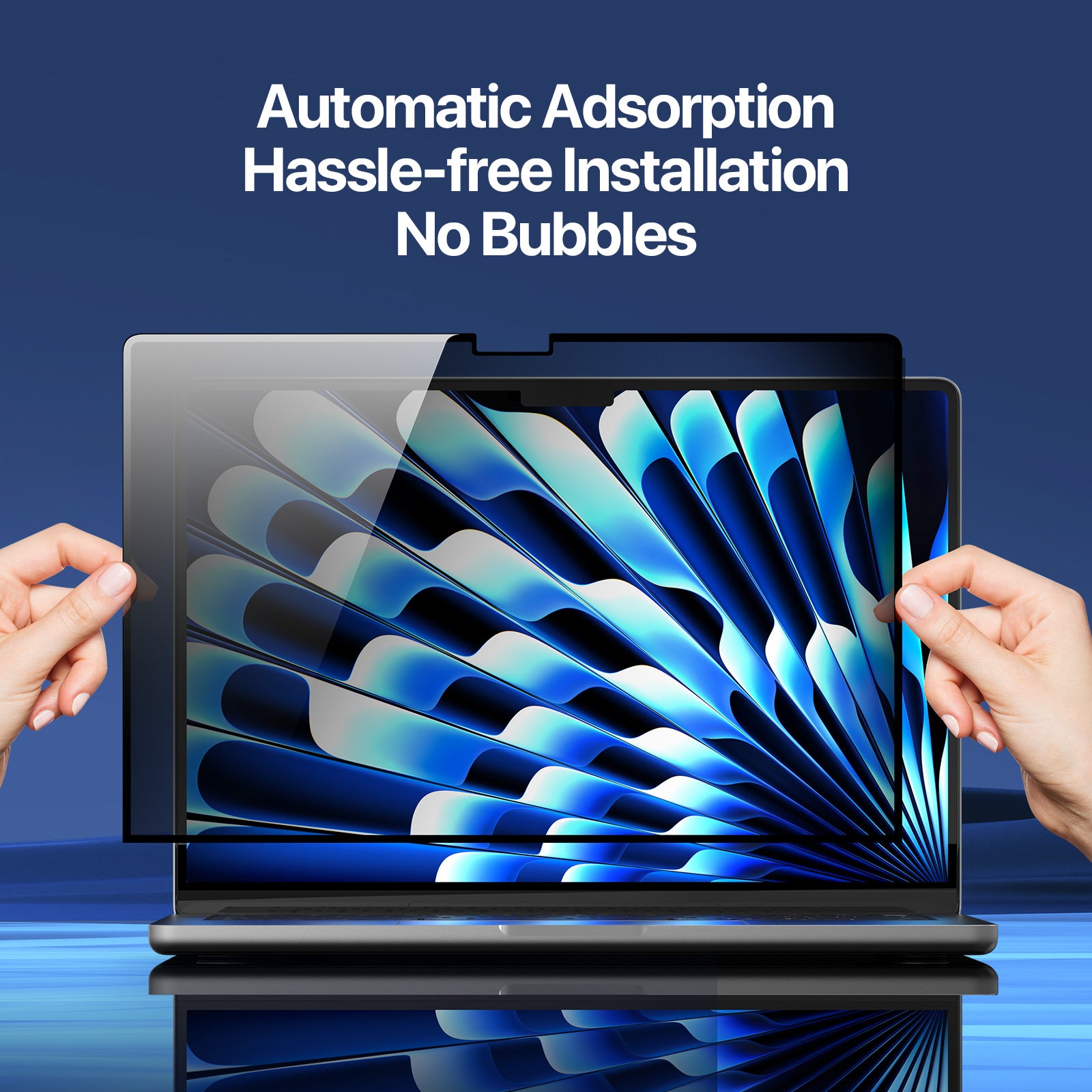 DUX DUCIS Leno Series for Macbook Air 15 inch (2023) / (2024) Screen Protector Detachable Nano Anti-Peep PET Film