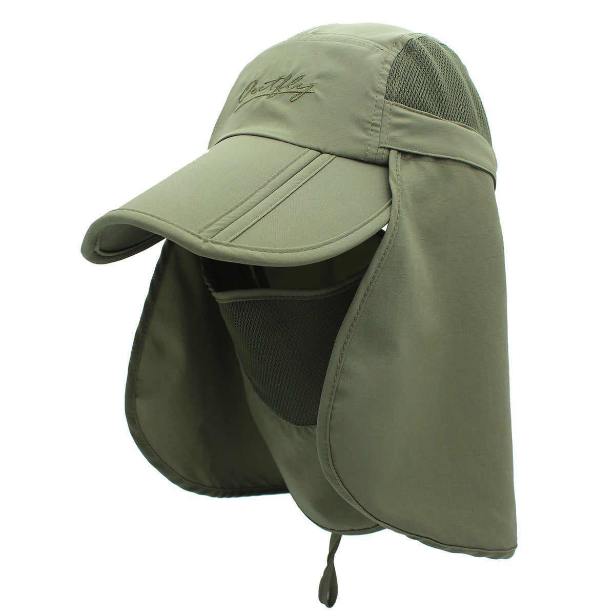 OUTFLY B12038 Anti-UV Outdoor Sun-proof Hat Quick-drying Face Neck Flap Anti-sun Hat