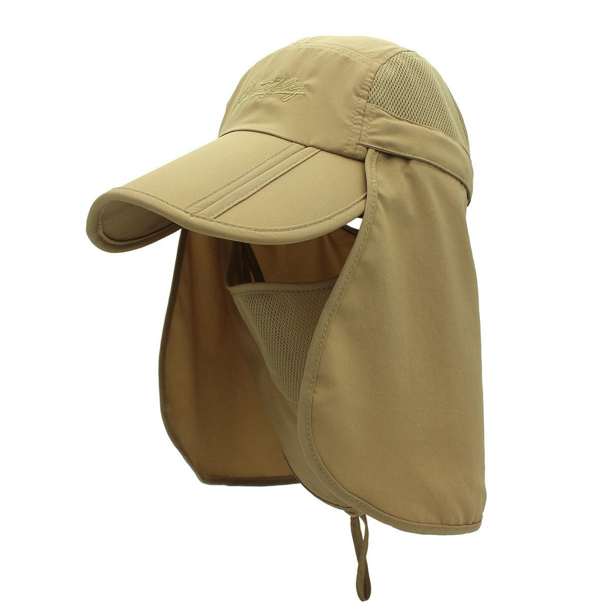 OUTFLY B12038 Anti-UV Outdoor Sun-proof Hat Quick-drying Face Neck Flap Anti-sun Hat