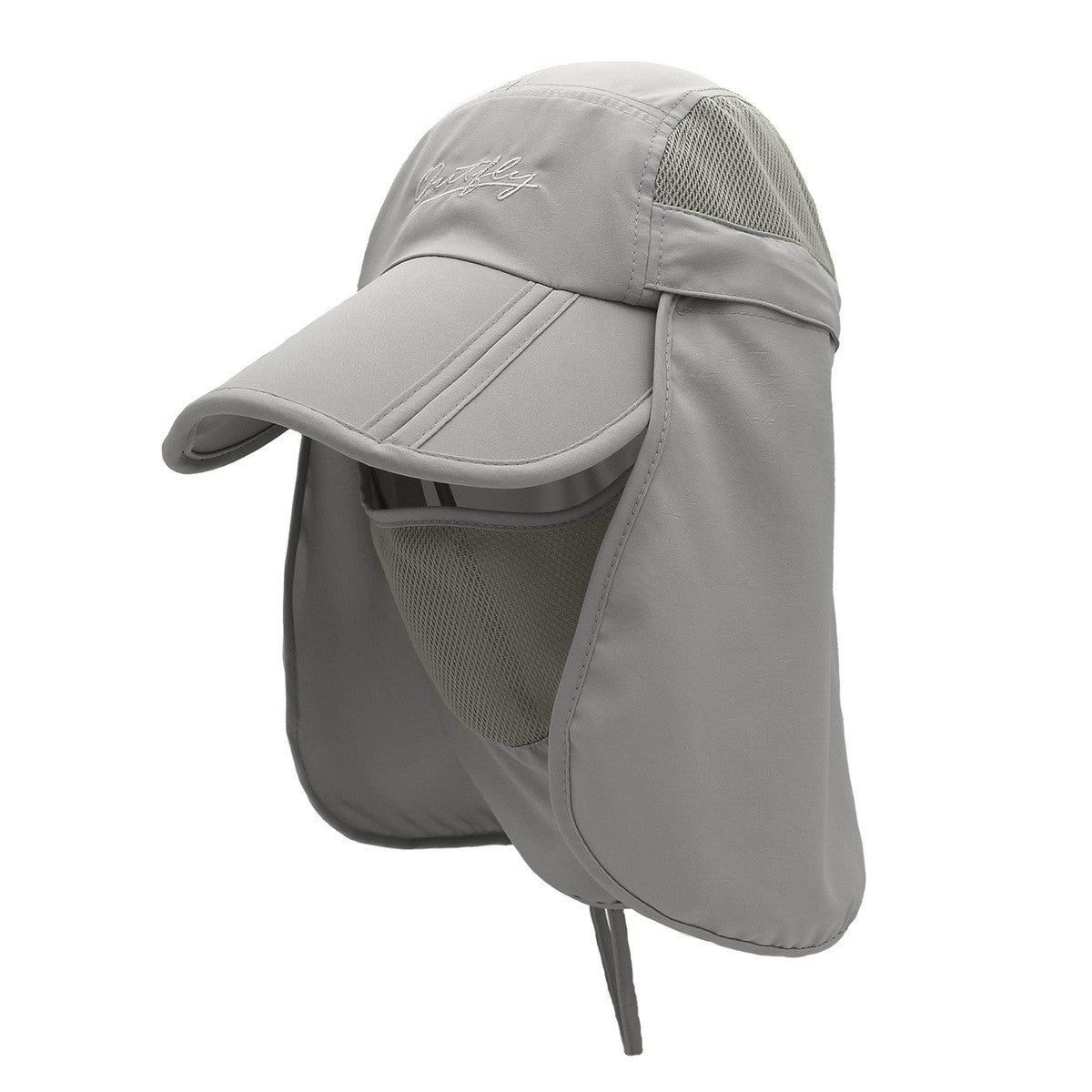 OUTFLY B12038 Anti-UV Outdoor Sun-proof Hat Quick-drying Face Neck Flap Anti-sun Hat