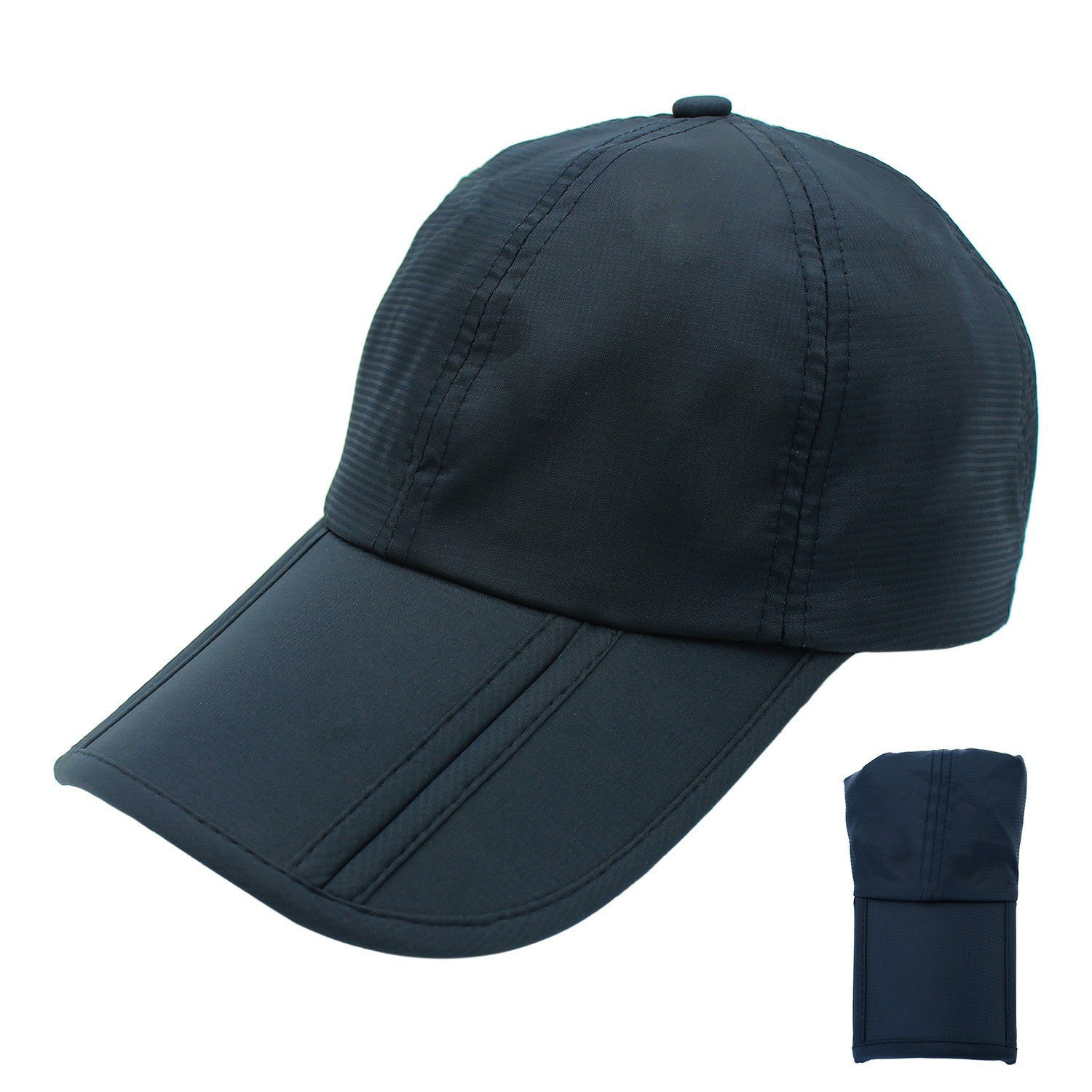 OUTFLY A13003 Summer Outdoor Sun-proof Hat Foldable Lengthen Brim Baseball Cap