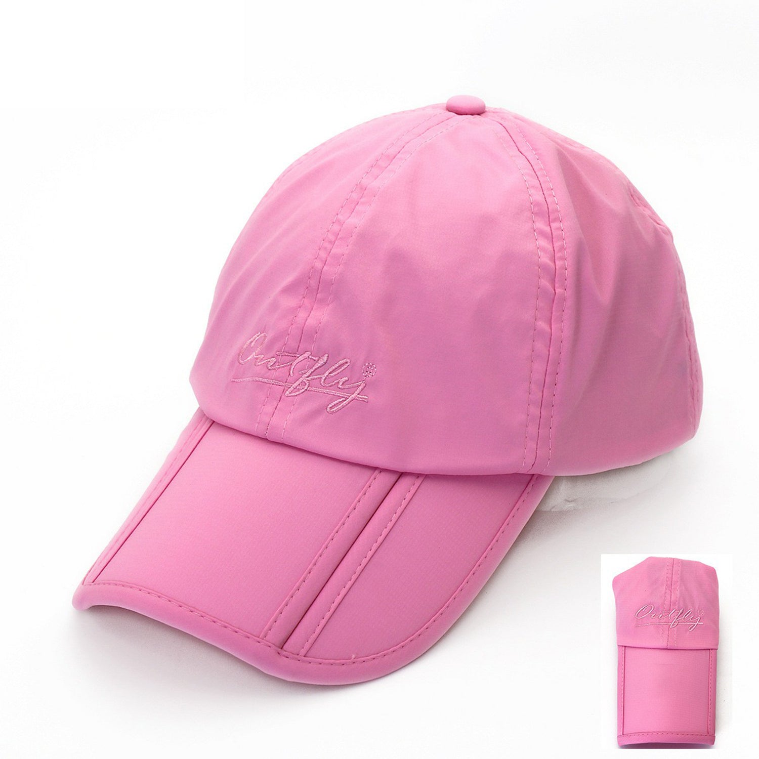 OUTFLY A13003 Summer Outdoor Sun-proof Hat Foldable Lengthen Brim Baseball Cap