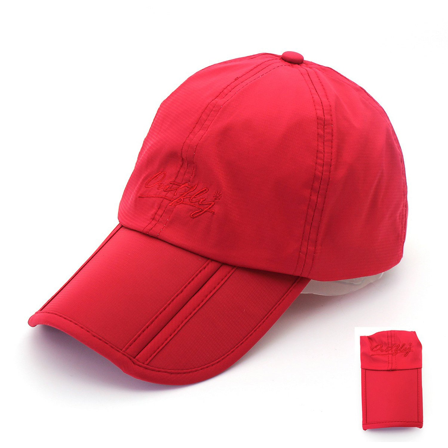 OUTFLY A13003 Summer Outdoor Sun-proof Hat Foldable Lengthen Brim Baseball Cap