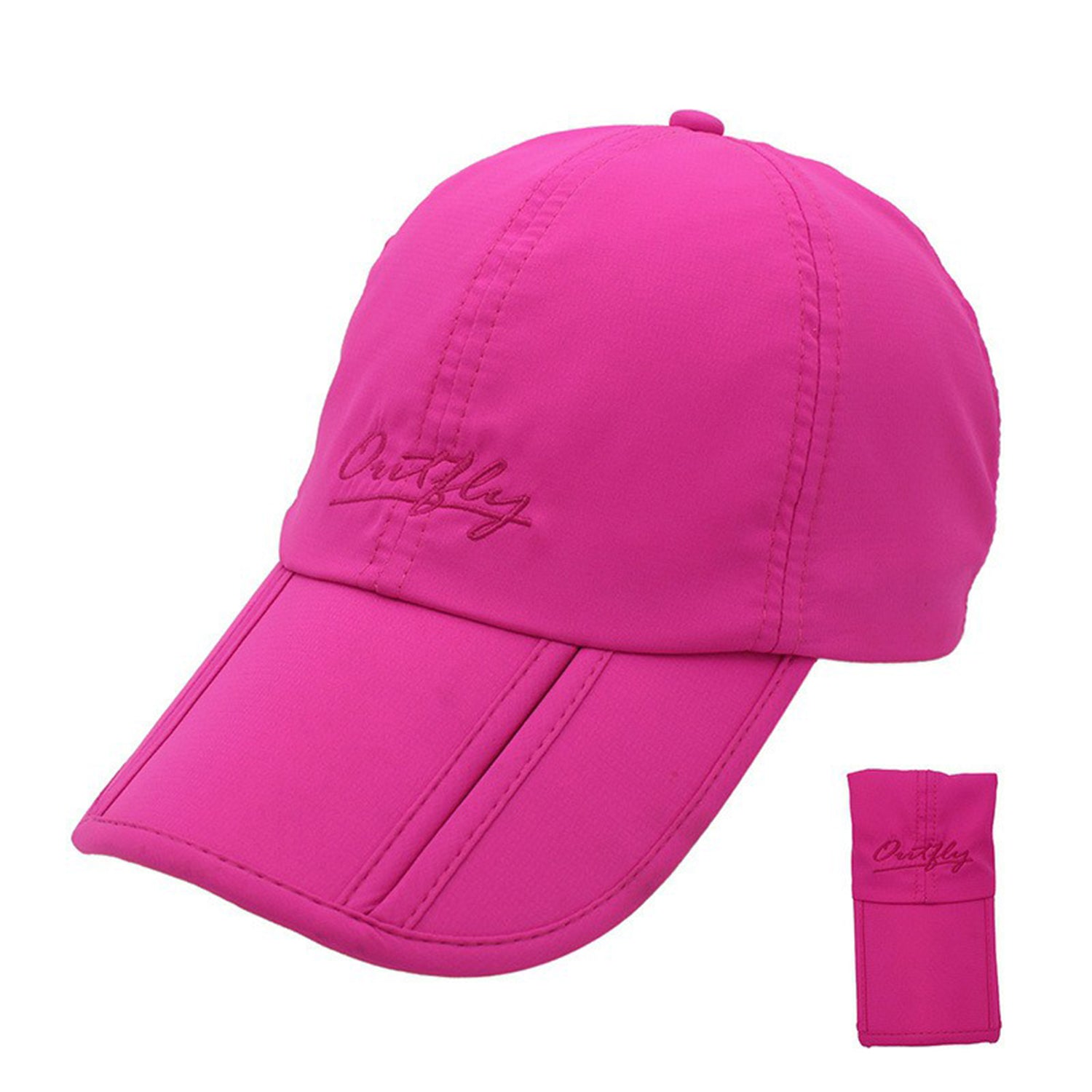 OUTFLY A13003 Summer Outdoor Sun-proof Hat Foldable Lengthen Brim Baseball Cap