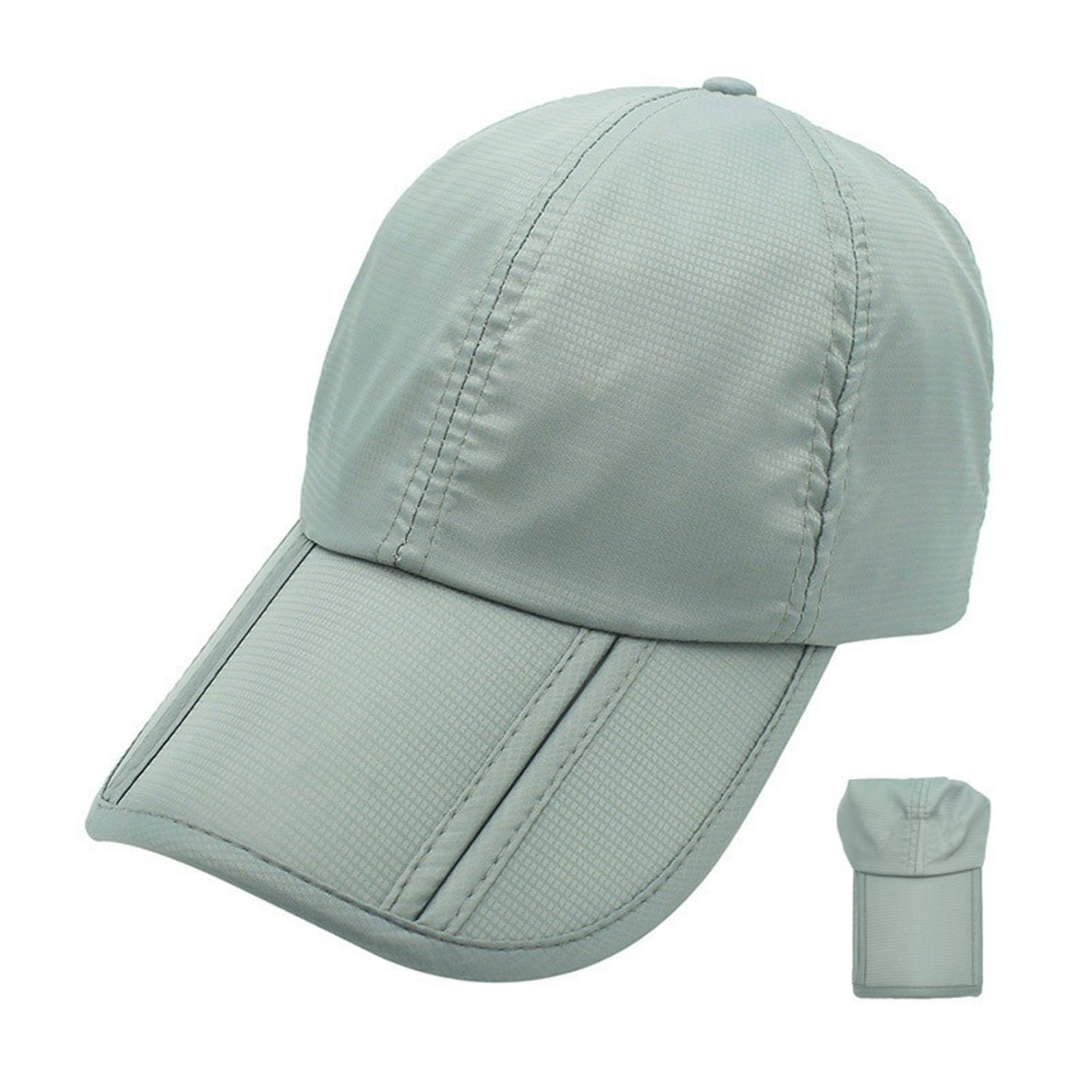 OUTFLY A13003 Summer Outdoor Sun-proof Hat Foldable Lengthen Brim Baseball Cap