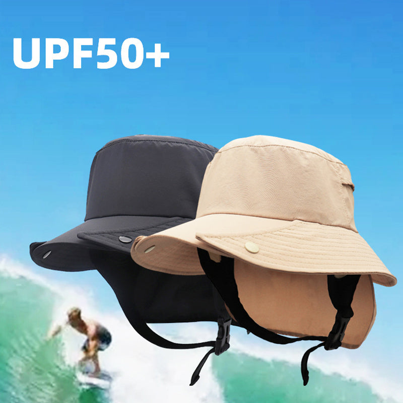 OUTFLY B2301 UPF50 and Sun-proof Hat Detachable Breathable Fishing Hat with Neck Flap
