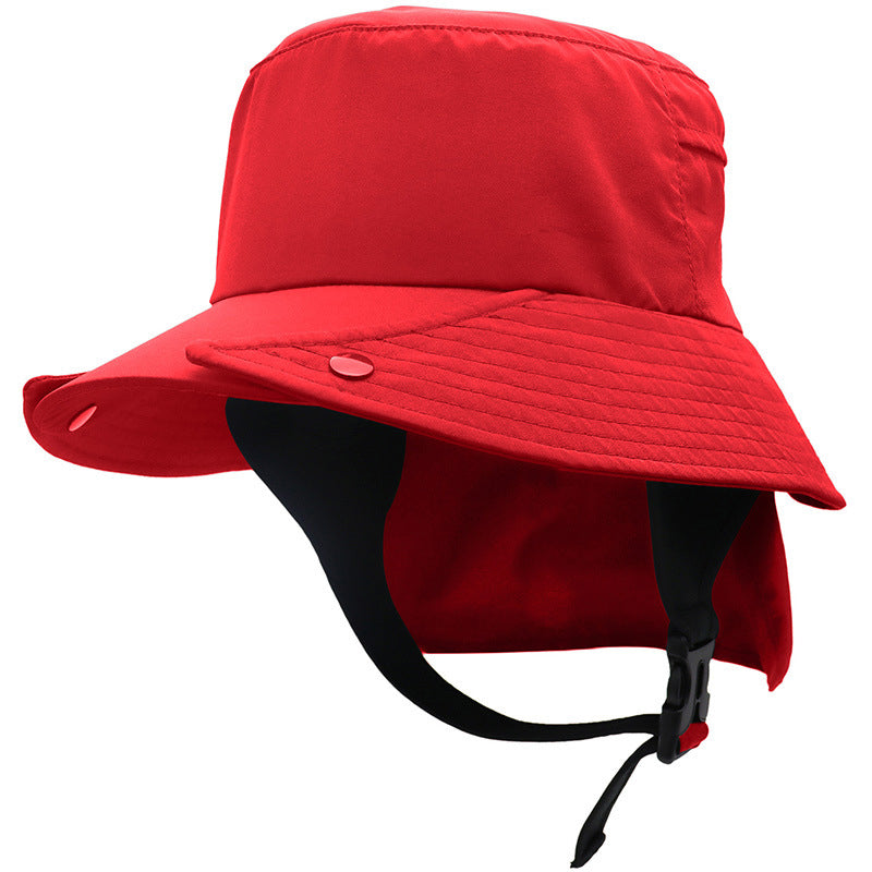 OUTFLY B2301 UPF50 and Sun-proof Hat Detachable Breathable Fishing Hat with Neck Flap
