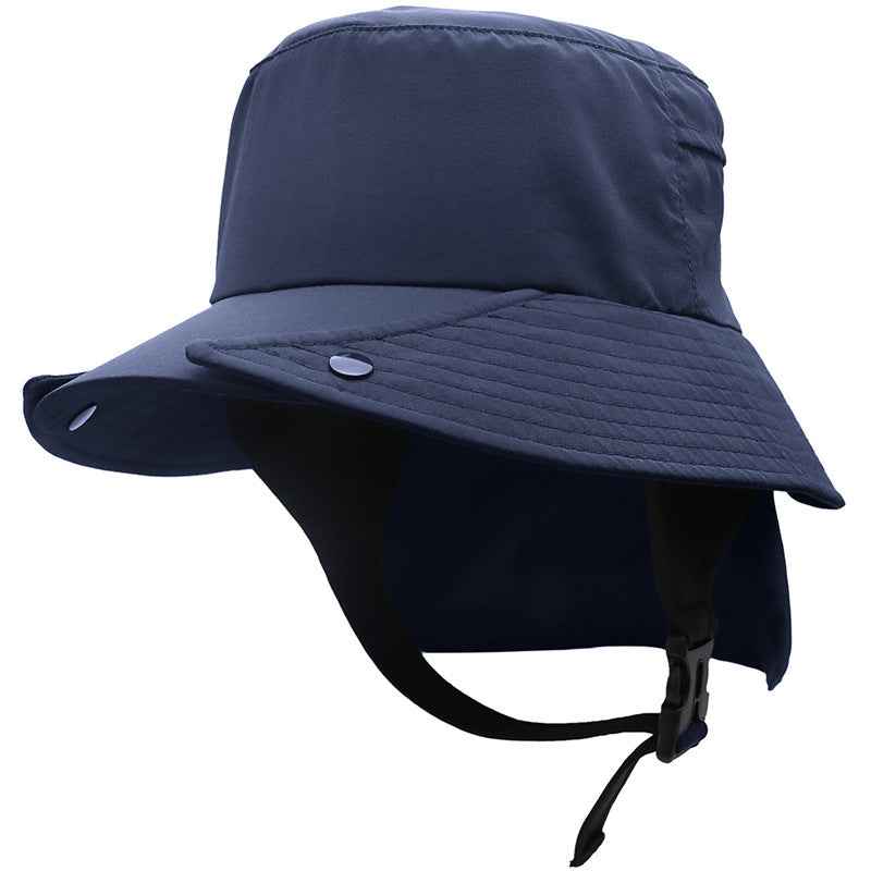 OUTFLY B2301 UPF50 and Sun-proof Hat Detachable Breathable Fishing Hat with Neck Flap
