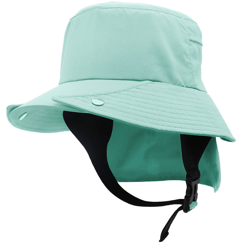OUTFLY B2301 UPF50 and Sun-proof Hat Detachable Breathable Fishing Hat with Neck Flap