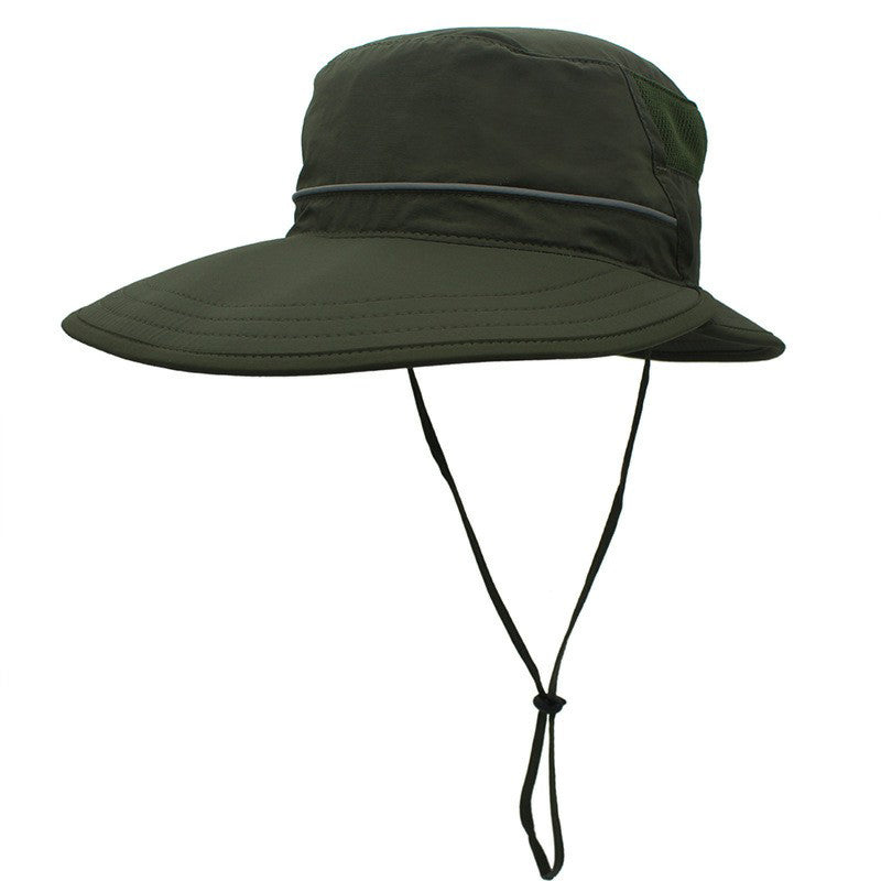 Summer Sun Hat Wide Brim Breathable Mesh Outdoor UPF 50 and Sun Caps for Men and Women