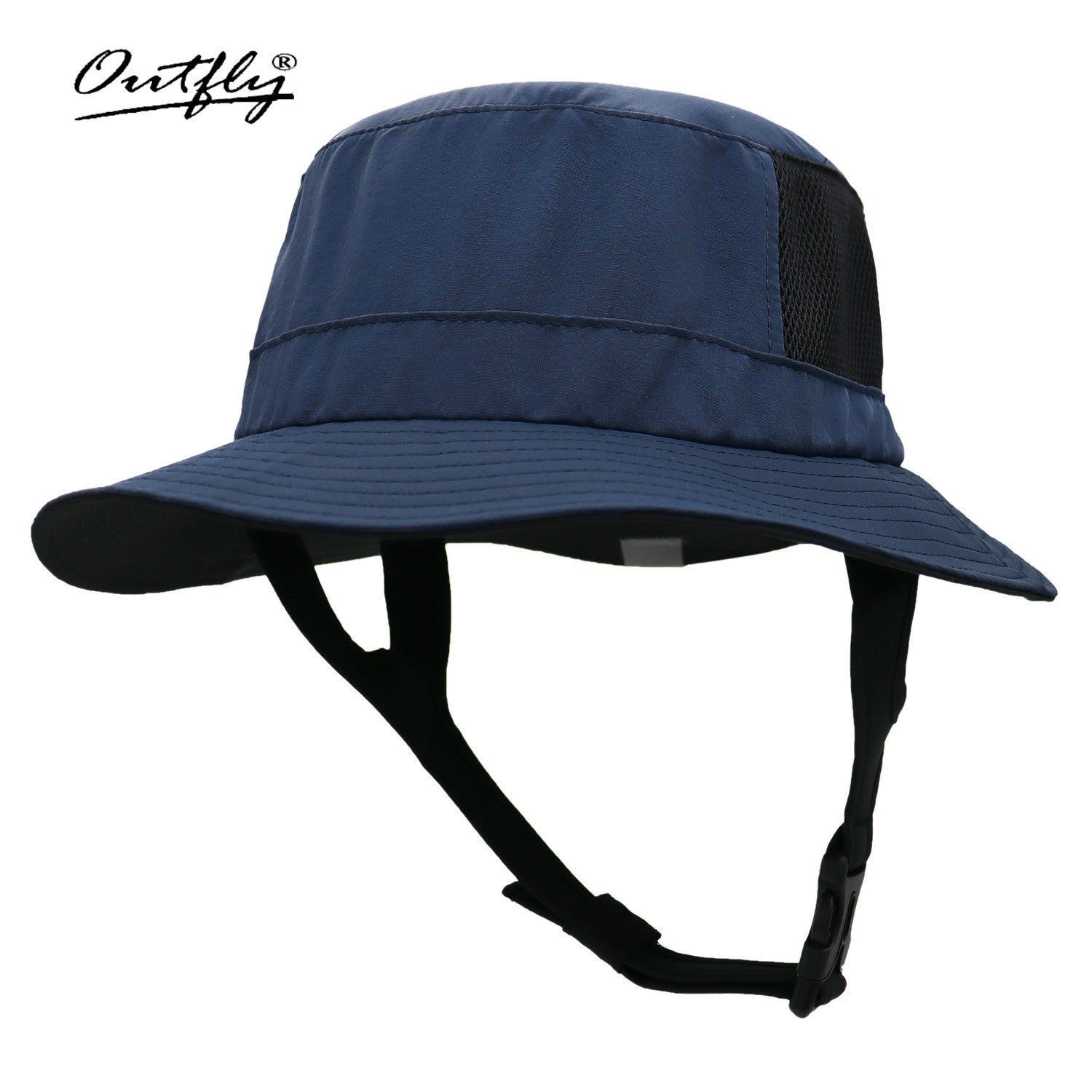 OUTFLY B17004 UPF 50 and Sun Fishing Hat Wide Brim Folded UV Sun Protection Hat for Hiking Fishing Surfing