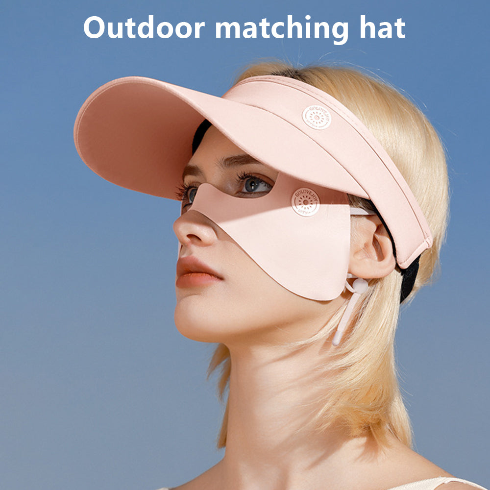 GOLOVEJOY XTJ127 Summer UV Protection Ice Silk Butterfly Shape Face Mask