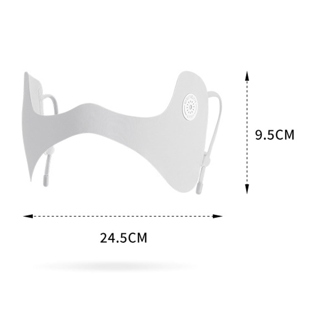 GOLOVEJOY XTJ127 Summer UV Protection Ice Silk Butterfly Shape Face Mask