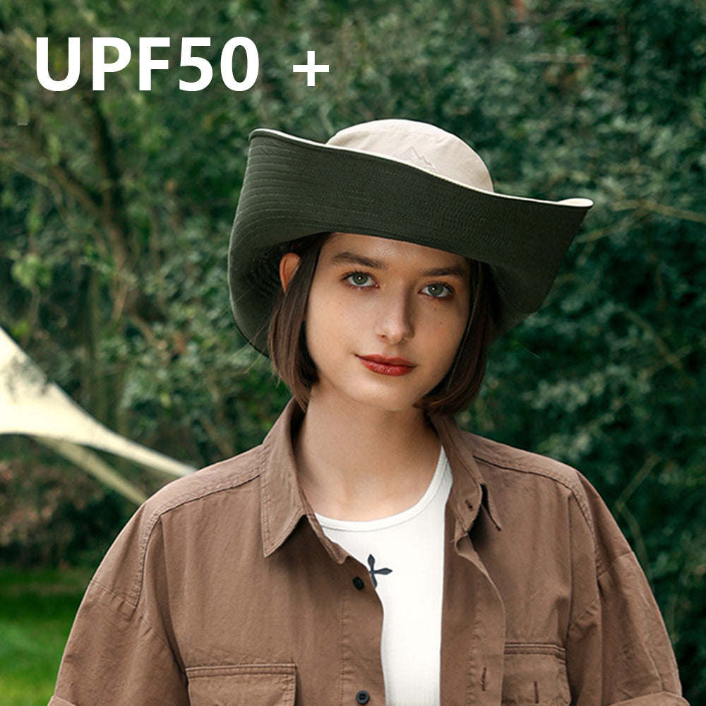 GOLOVEJOY Summer Hat Wide Brim UPF 50 and UV Protection Fishing Cap