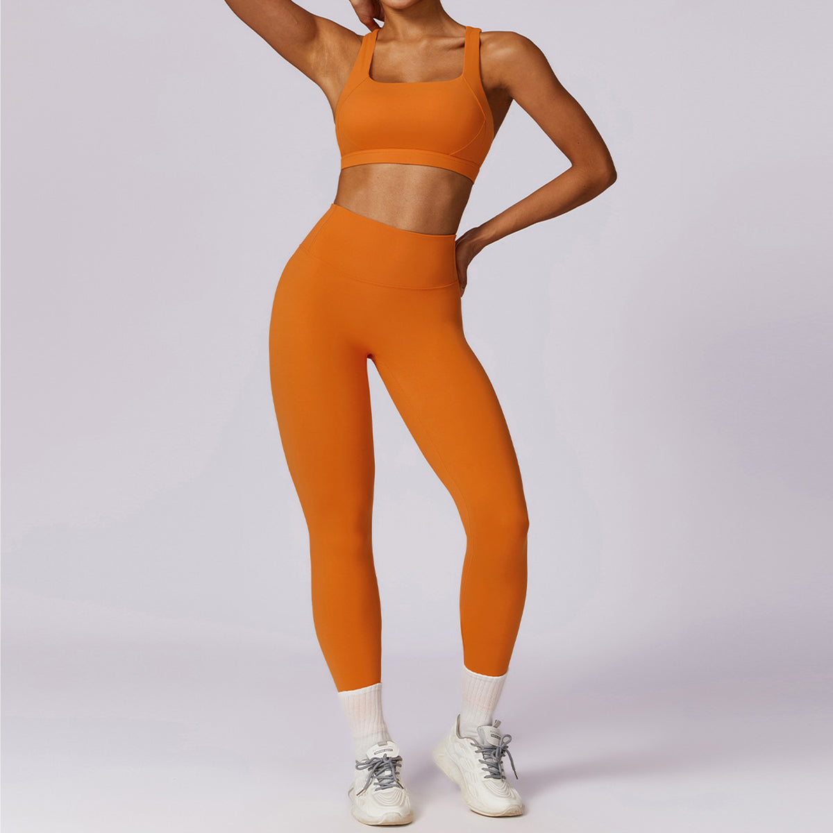8047 High Waisted Workout Leggings Fitness Quick-Dry Tummy Control Yoga Pants