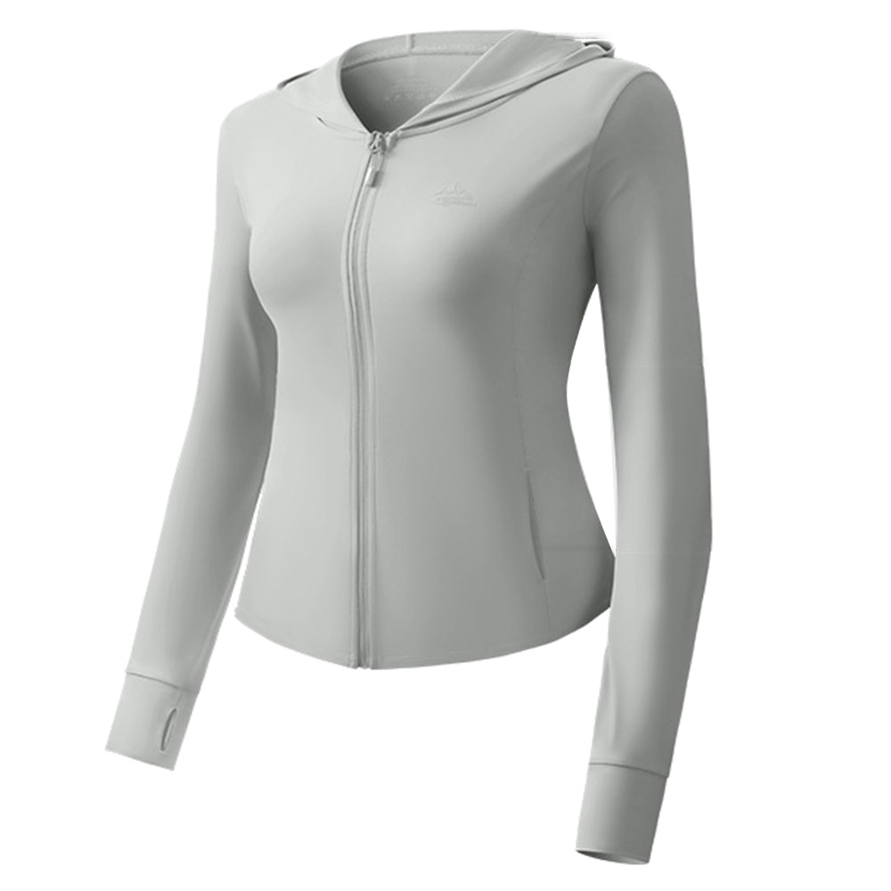 GOLOVEJOY FSY12 Ultra-Light Long Sleeve Active Shirts UV Protection Nylon Hoodie Jacket