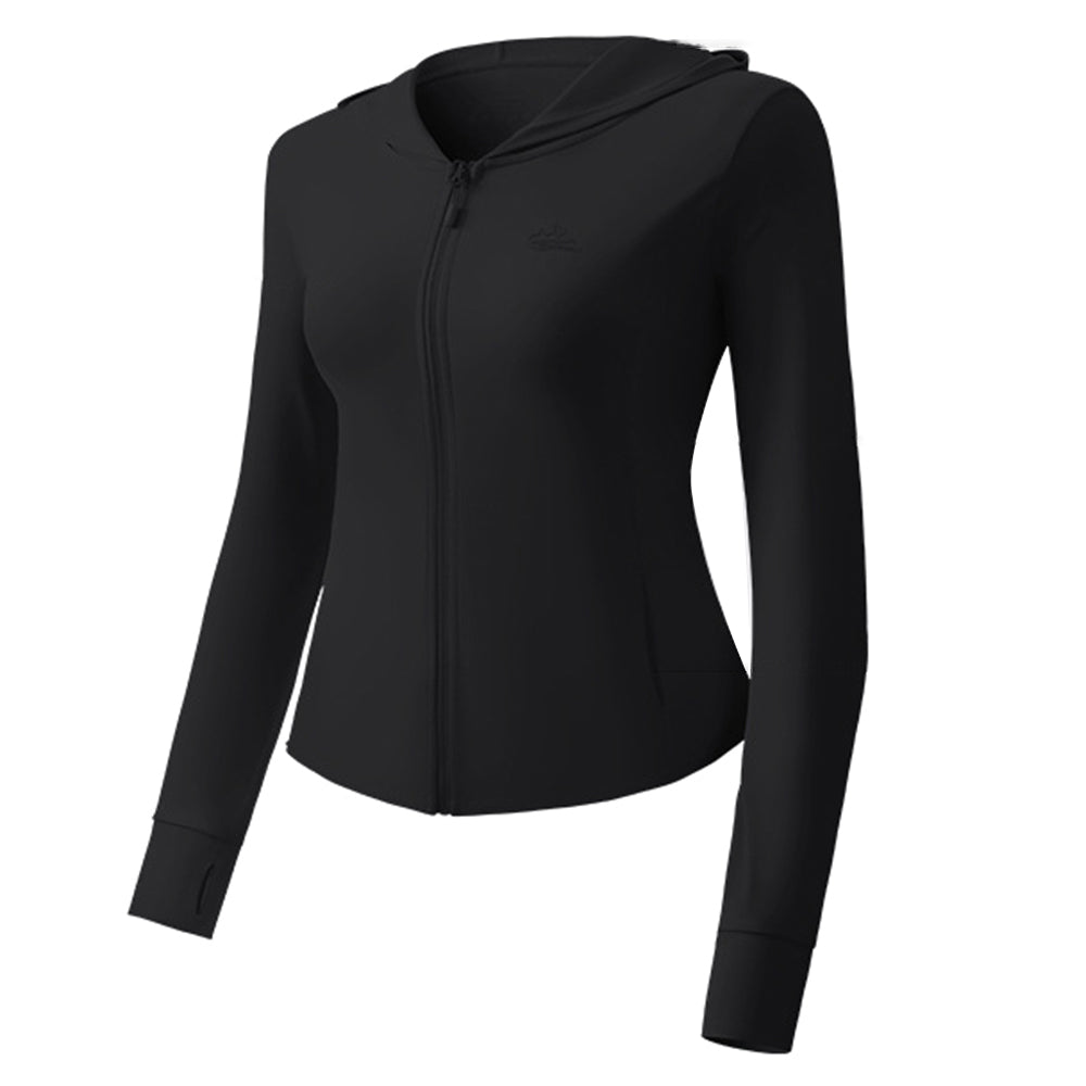 GOLOVEJOY FSY12 Ultra-Light Long Sleeve Active Shirts UV Protection Nylon Hoodie Jacket