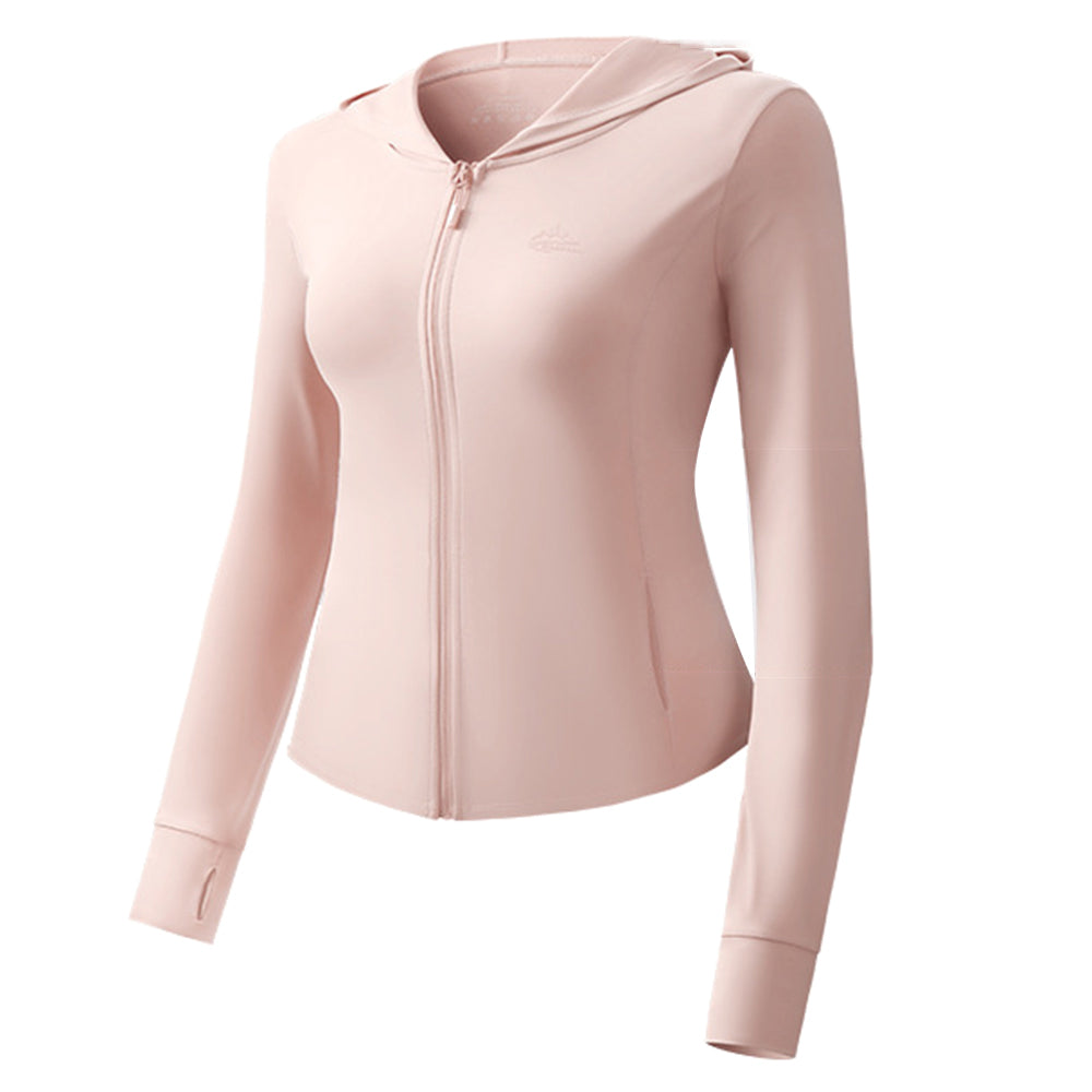 GOLOVEJOY FSY12 Ultra-Light Long Sleeve Active Shirts UV Protection Nylon Hoodie Jacket